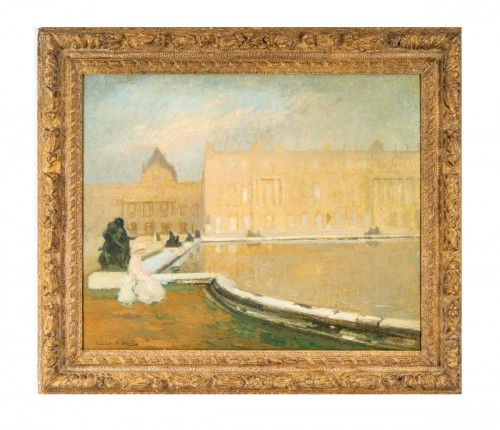 Lucien-Victor Guirand de Scevola (1871 - 1950)  - La grand bassin dans le parc du château de Versailles
