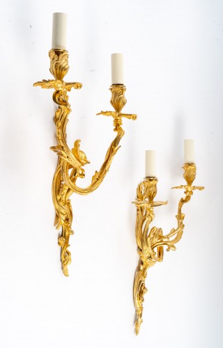 Luminaires Appliques - Paire d'appliques Napoléon III