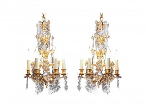 A Pair of Napoléon III Chandeliers in