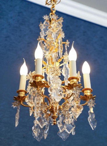 Luminaires Lustre - Paire de lustres Napoléon III