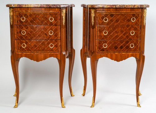 A Pair of Bedside Tables circa 1900