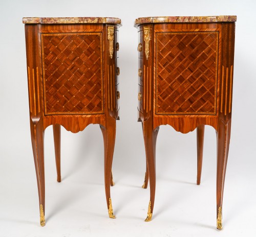 Furniture  - A Pair of Bedside Tables circa 1900