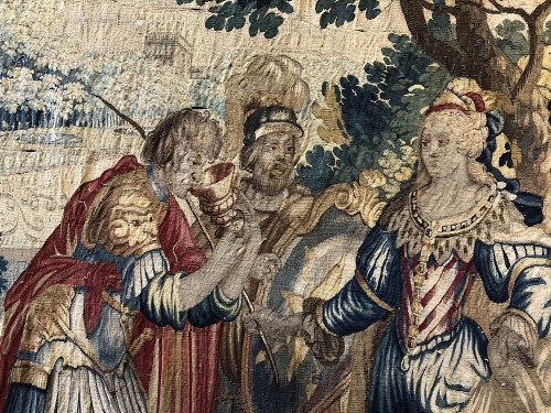Tapisserie & Tapis Tapisserie - Ulysse et Circé, Fragment de tapisserie de la suite de l'histoire d'Ulysse, France XVIIe siècle