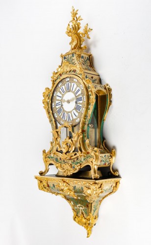 Cartel d'époque Louis XV - Horlogerie Style Louis XV