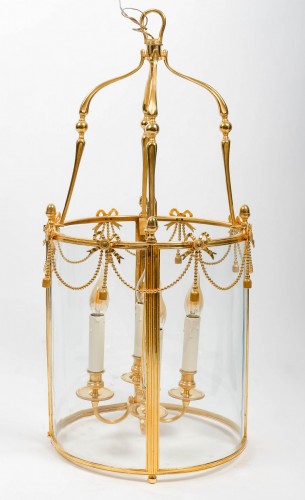 Lanterne en bronze doré, époque Napoléon III - Napoléon III