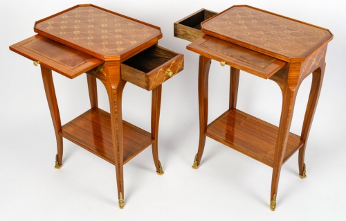 A Pair of late 19th century Bedside Tables - Furniture Style 