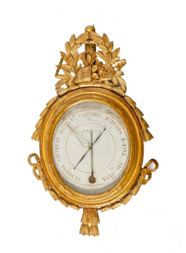 A Louis XVI Barometer - Thermometer.