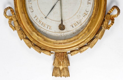 Baromètre - thermomètre d'époque Louis XVI  - Catel Antiquités