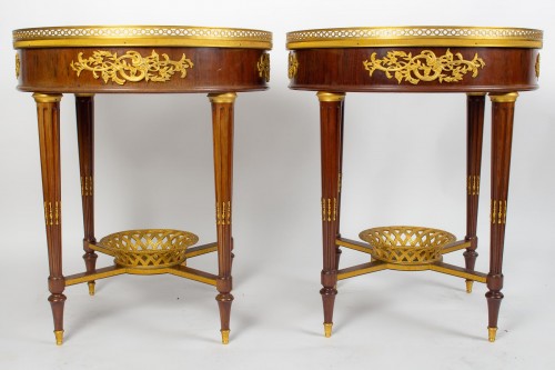 XIXe siècle - Paire de tables bouillottes