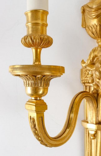 A Pair of Wall - Lights in Louis XVI Style. - Lighting Style 