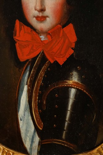 Portraits présumés de la duchesse et du duc de Bourbon - Tableaux et dessins Style Louis XIV