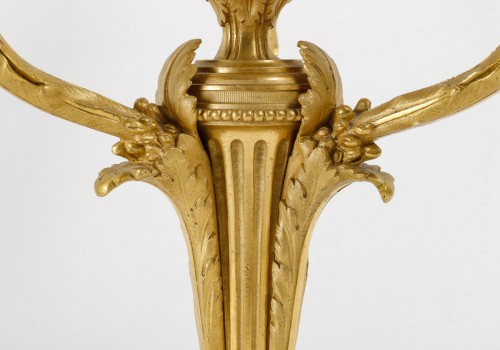 Paire de candélabres d'époque Napoléon III - Catel Antiquités