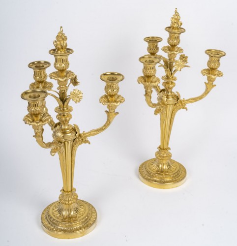 19th century - A Napoleon III Period Pair of candelabra