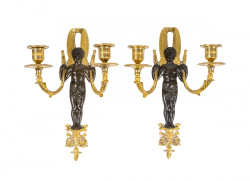 A Pair of 1st Empire  Wall - Lights.