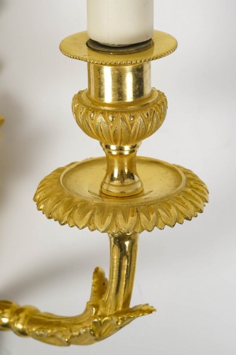 Luminaires Appliques - Paire d'appliques en bronze