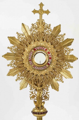 Art sacré, objets religieux  - Ostensoir