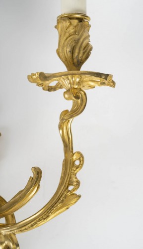 Luminaires Appliques - Paire d'appliques en bronze