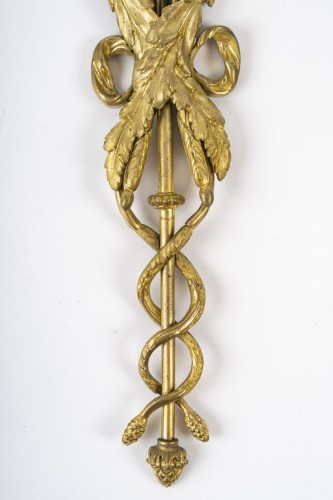 Luminaires Appliques - Paire d'appliques d'époque Louis XVI 
