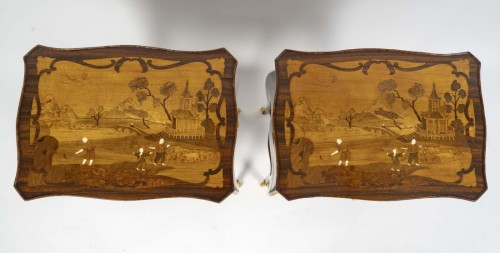 Paire de chevets fin XIXe - Mobilier Style Napoléon III