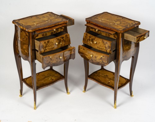 Mobilier Meuble d'appoint - Paire de chevets fin XIXe