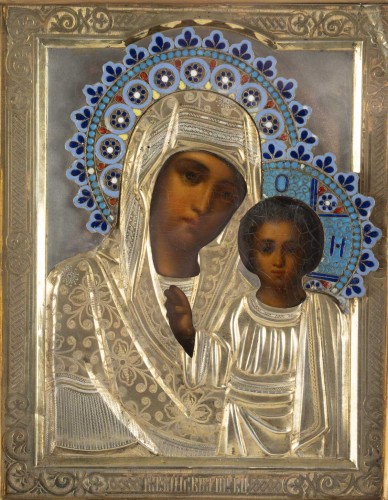 Icône Russe XIXe siècle - Art sacré, objets religieux Style 