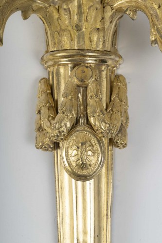 XVIIIe siècle - Paire d'appliques d'époque Louis XVI