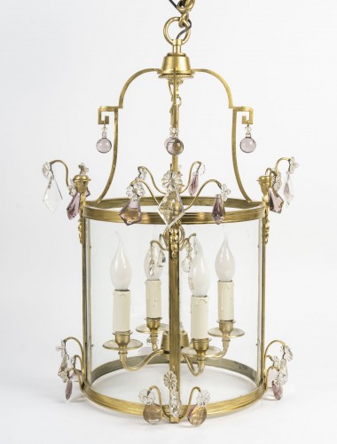 Lighting  - Louis XVI Style Gilt Bronze Lantern, 19th Century. 