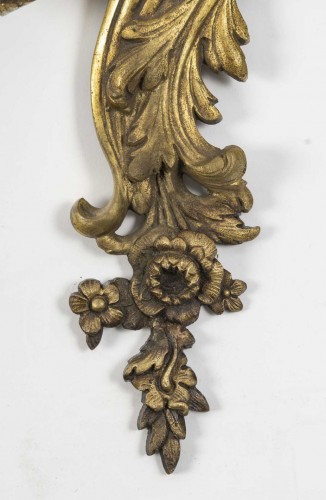 Pair of Régence-style wall lights, late 19th century - 