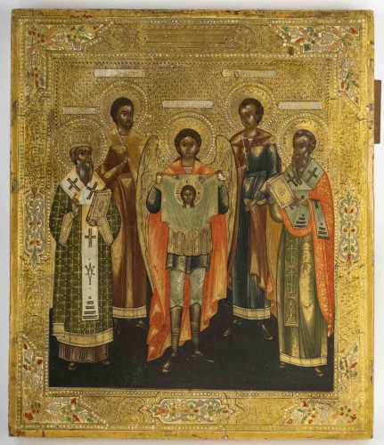 Russian Icon, 19th Century. - Religious Antiques Style 