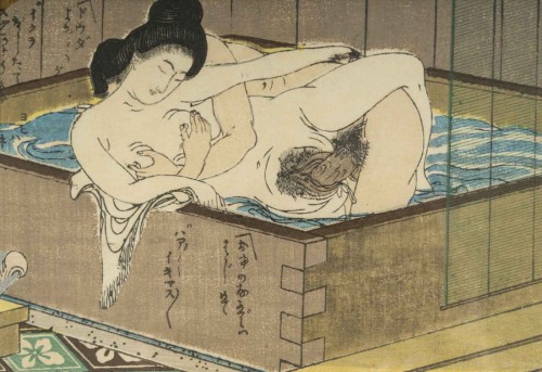 Series Of 8 Japanese Erotic Prints, From The 19th Century - 