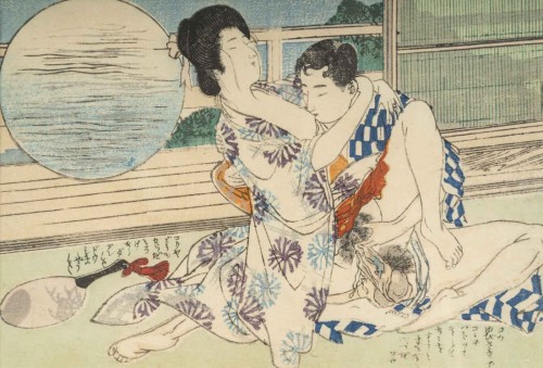 19th century - Series Of 8 Japanese Erotic Prints, From The 19th Century