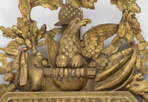 Horlogerie Pendule - Baromètre d'époque Empire