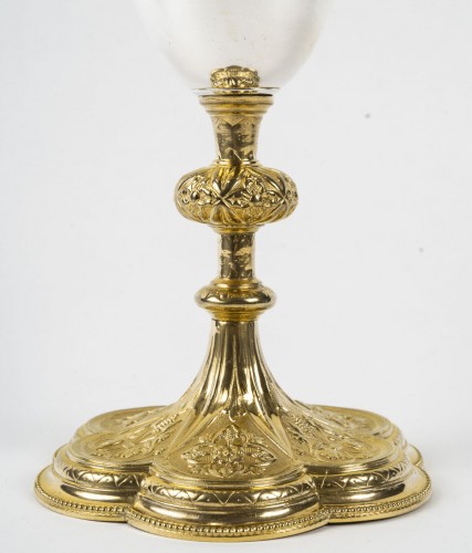Calice de style néo-gothique, d'époque XIXe siècle - Art sacré, objets religieux Style 