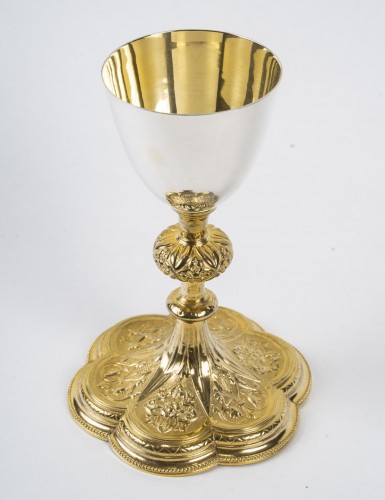 Calice de style néo-gothique, d'époque XIXe siècle - Catel Antiquités