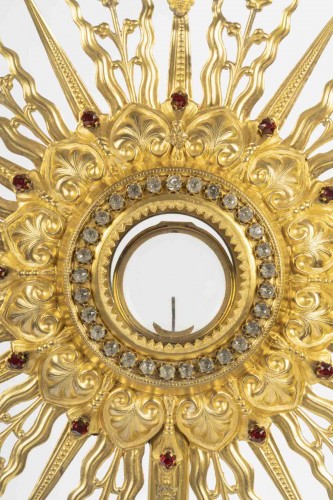 Ostensoir, Epoque Napoléon III - Art sacré, objets religieux Style Napoléon III
