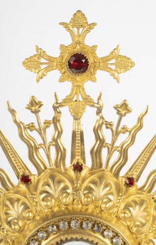 Art sacré, objets religieux  - Ostensoir, Epoque Napoléon III