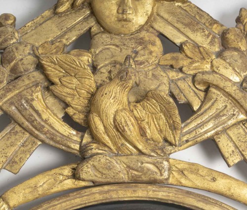 Decorative Objects  - "The Rising Sun" barometer-thermometer Louis XVI period 