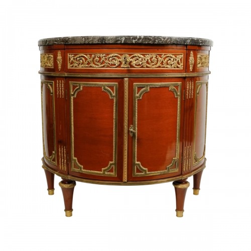 Buffet Demi-lune de style Louis XVI, fin XVIIIe début XIXe siècle