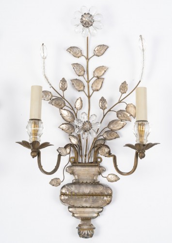 Paire d'appliques à la Marguerite, de la Maison Baguès - Luminaires Style 
