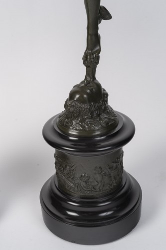 La Renommée et Mercure d'après Jean de Bologne (1529-1608), d'époque Napoléon III - Napoléon III