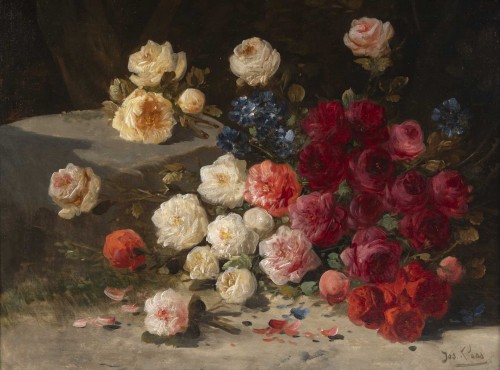 till Life with Flowers, Henri Schouten (1857–1927) - Paintings & Drawings Style 