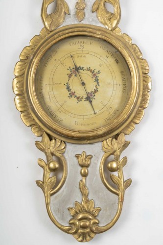 Barometer and Thermometer from the Transition Period, 18th century - Decorative Objects Style Transition