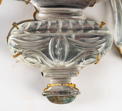 Lighting  - Maison Baguès - Pair of "Aux Perroquets" wall sconces, 20th century