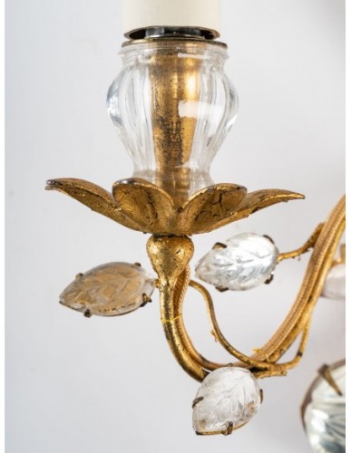 Maison Baguès - Pair of "Aux Perroquets" wall sconces, 20th century - 