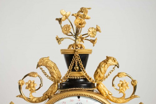 Horlogerie Pendule - Pendule portique d'époque Louis XVI