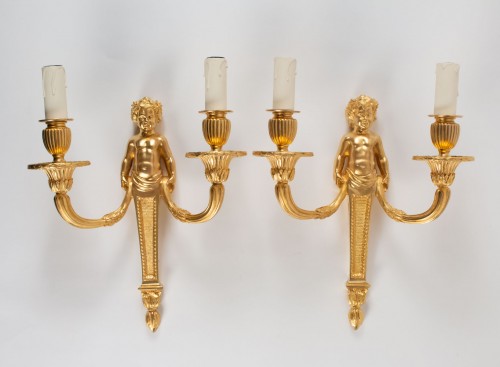 Paire d'appliques XIXe siècle