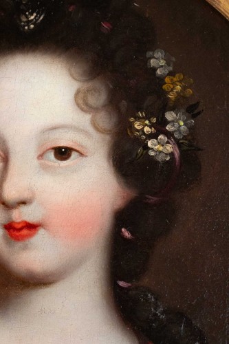 Louis XIV - A Portrait of a Royal princess - French school of the 17th century