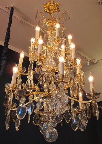 An Important Crystal Louis XV Style Chandellier