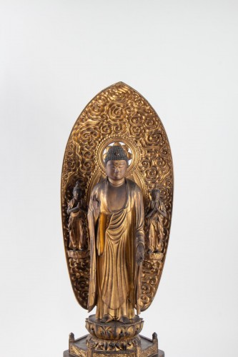 A Statue of Buddha Amida - Japan, Edo period - Asian Works of Art Style 