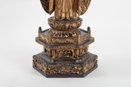 Asian Works of Art  - A Statue of Buddha Amida - Japan, Edo period